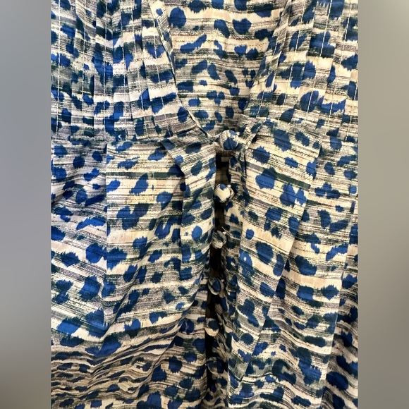 Hunter Bell Jenkins dress in Terrazzo Leopard (Blue), Size XS - Picture 7 of 9